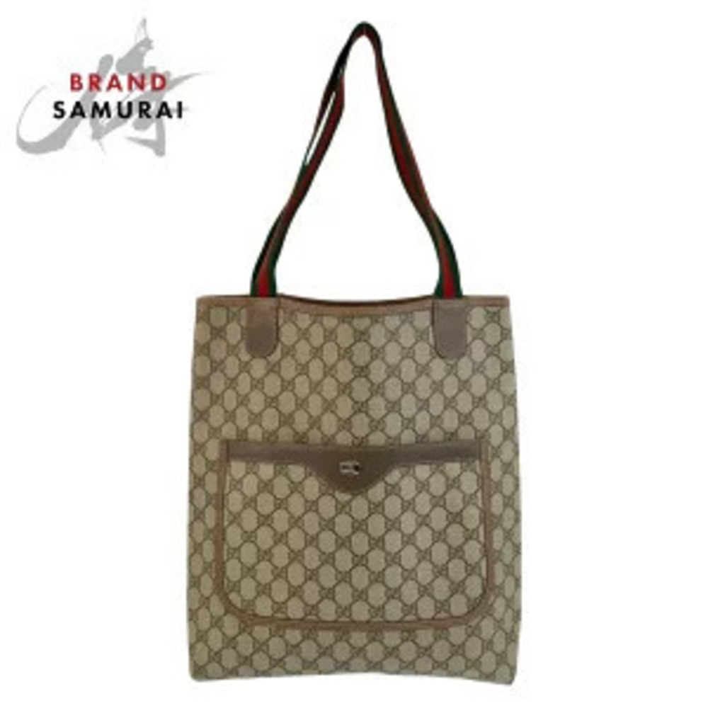 Gucci Sherry tote bag shoulder beige brown GG Supreme canvas
